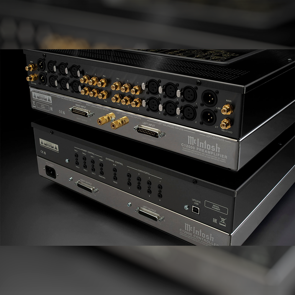 McIntosh C12000 Tube/Solid State Preamplifier - High-End Audio Preamplifier for Home Theater & Stereo Systems - Perfect for Audiophiles & Music Enthusiasts