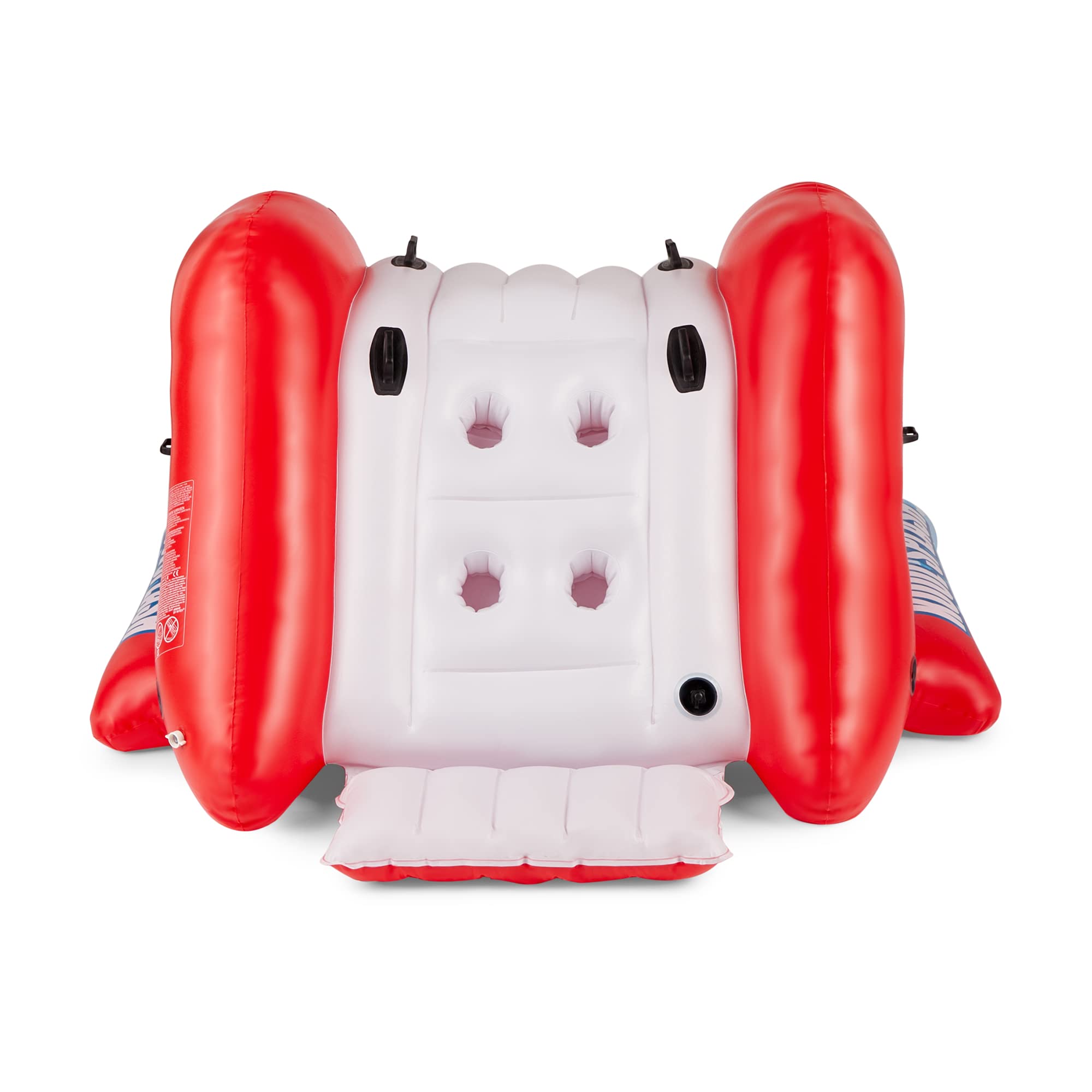 Intex Kool Splash Inflatable Water Slide Play Center for Kids - Outdoor Swimming Pool & Backyard Fun with Built-in Sprayer, Handles, and Stairs (Red) - Perfect for Summer Parties, Family Gatherings, and Backyard Water Activities