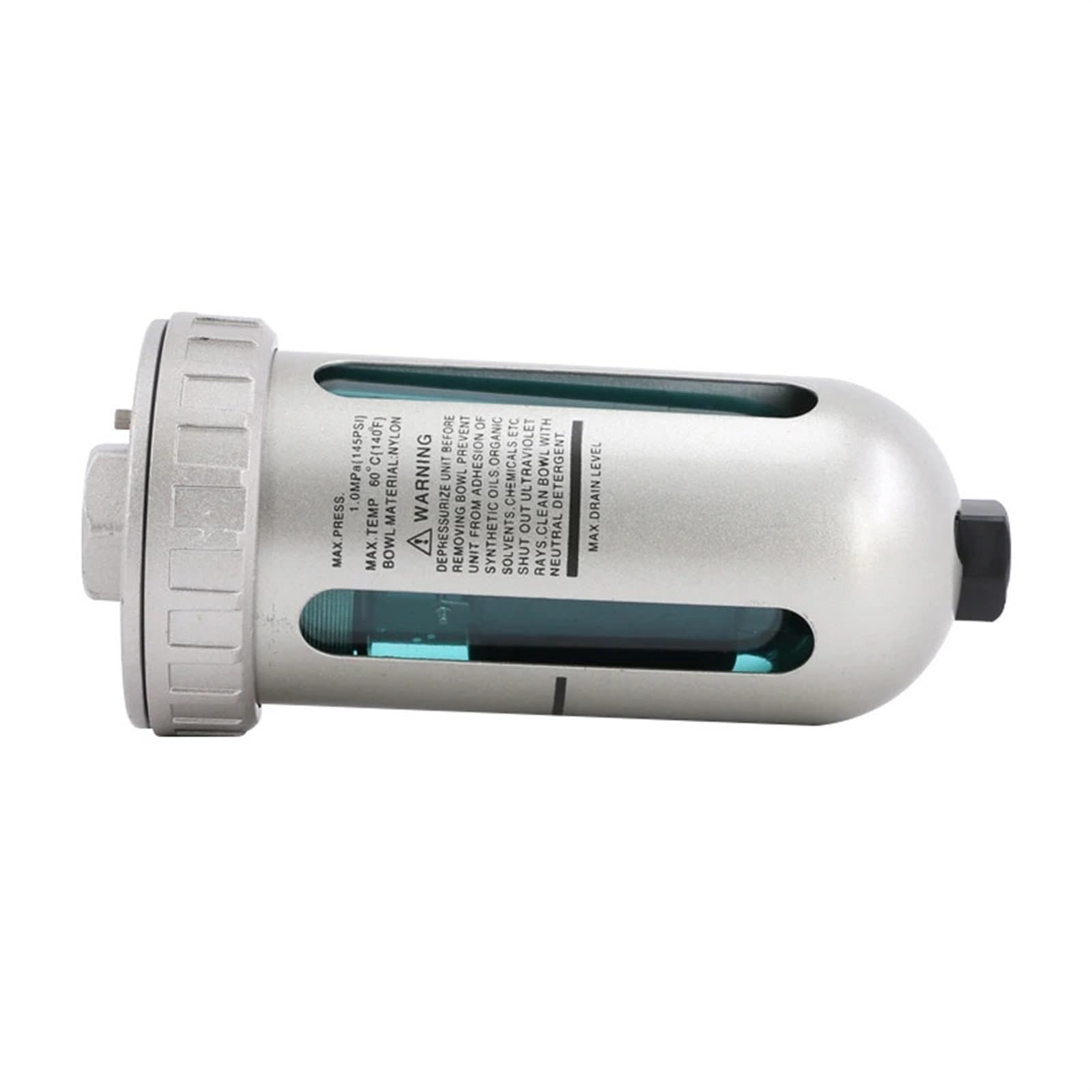**AD402-04 Automatic Drain Air Compressor Oil Water Separator - High Efficiency Air Pump Filter for Workshop, Garage & Industrial Use**