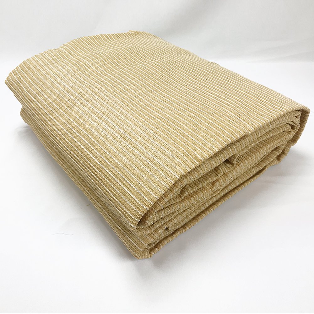 Alion Home Sun Shade Fabric - UV Protection & Breathable Mesh Screen for Fence, Garden, Backyard, Patio, Pergola, Greenhouse - Outdoor Sunblock Shade Cloth (Beige, Multiple Sizes) | Perfect for Sun Protection, Privacy Screening & Plant Shading