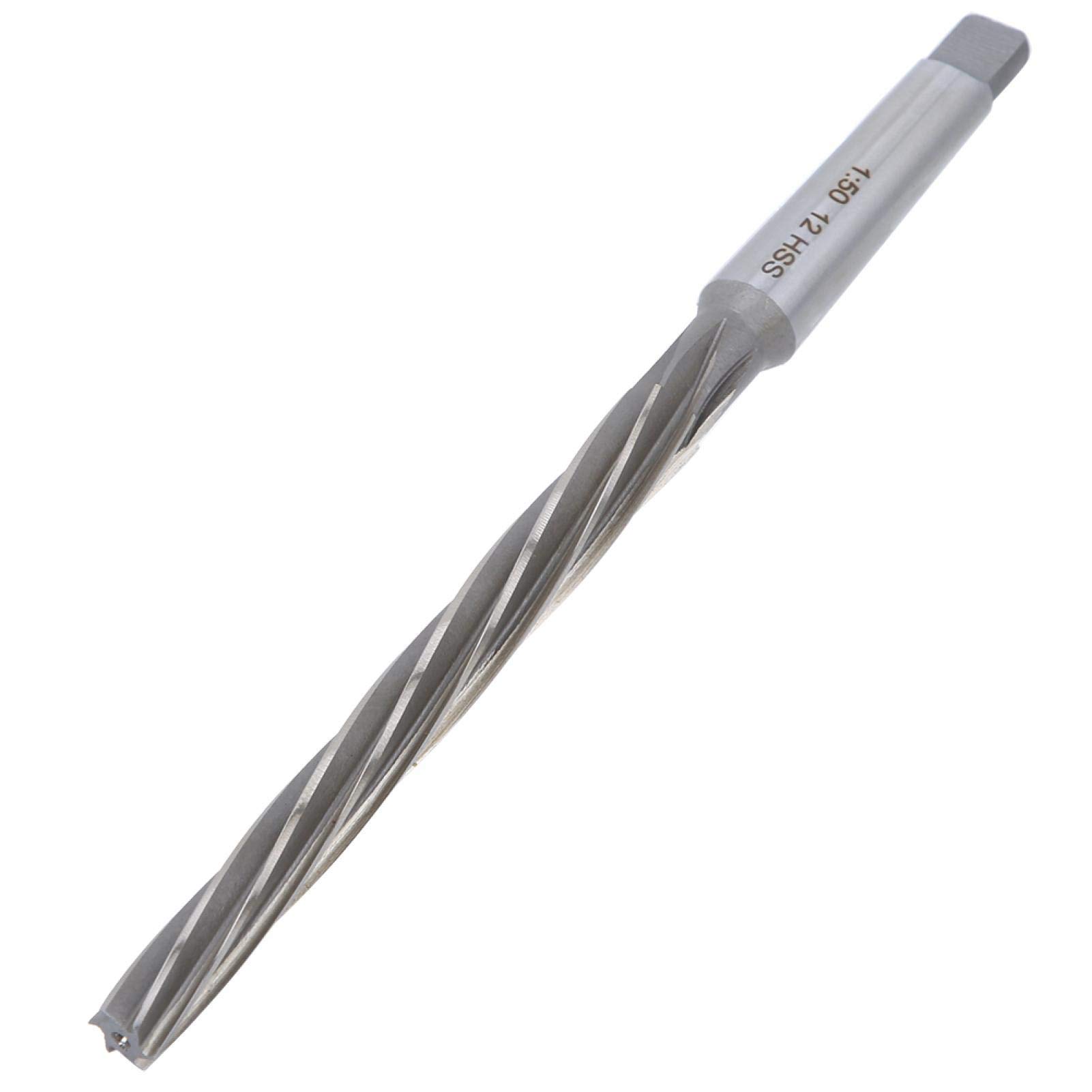High Precision Spiral Reamer & Guide Reamer - High Speed Steel Grinder for 1:50 Taper Shank Machine Tools | Ideal for Metalworking, Drilling, and Machining Applications