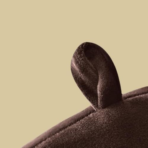 Premium Travel Neck Pillow for Airplane, Car & Office - Comfortable Memory Foam Head Rest Support - Unisex Ergonomic Design for Sleeping & Relaxation - Perfect for Long Flights, Road Trips & Work Breaks (Brown)