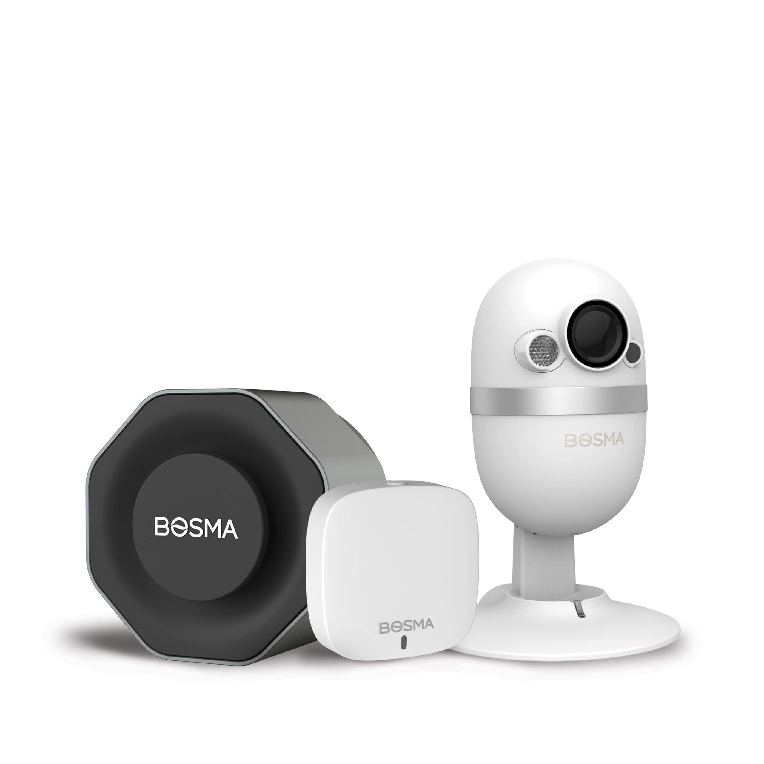 BOSMA Aegis WiFi Smart Door Lock & CapsuleCam Pro Baby Monitor Indoor Security Camera Bundle - Smart Home Security System for Family Safety, Remote Access & 24/7 Monitoring