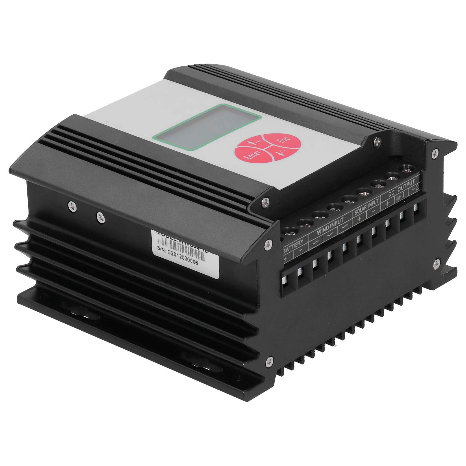 12V/24V Wind Solar Hybrid Charge Controller with LCD Display - MPPT Technology for Efficient Power Regulation - Perfect for Off-Grid Wind Turbine and Solar Panel Systems