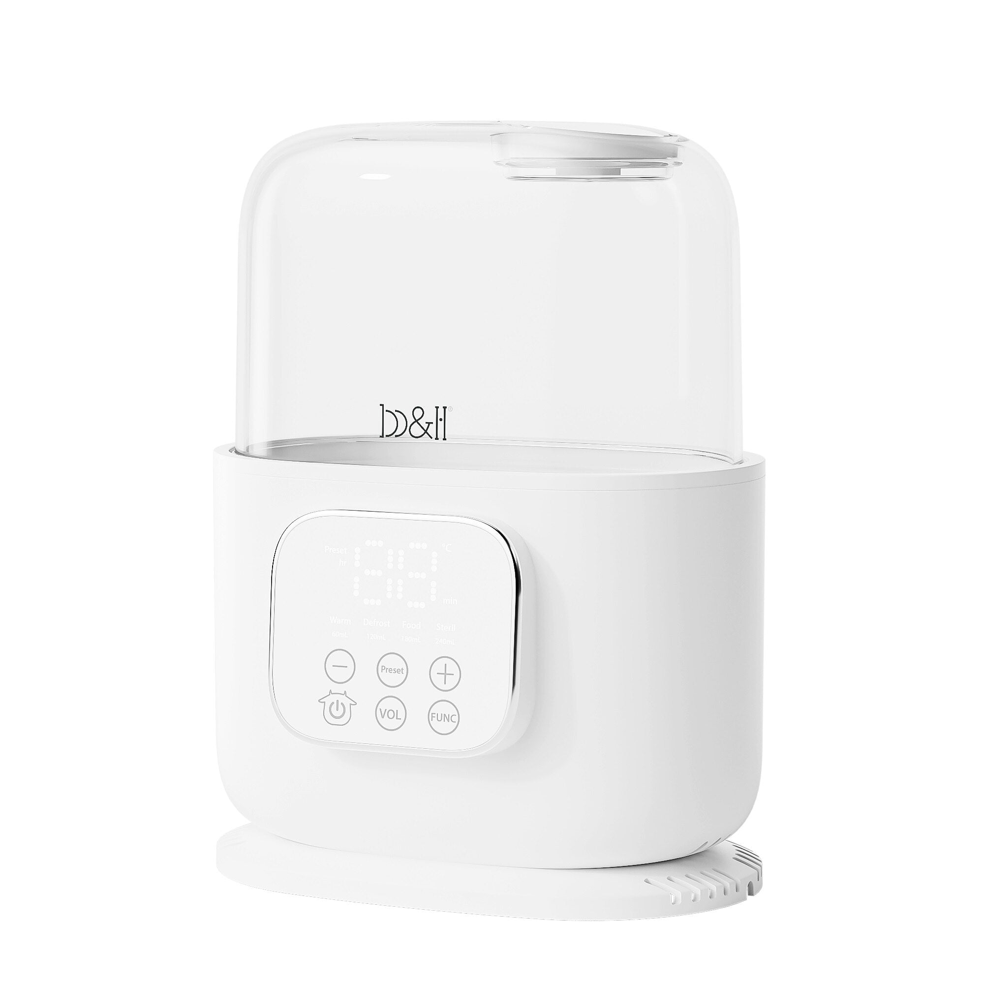 B&H Swiss 5-in-1 Multi-Function Smart Bottle Warmer for Baby - Perfect for Breastmilk, Formula, Food Jars & Baby Bottles at Home or Travel