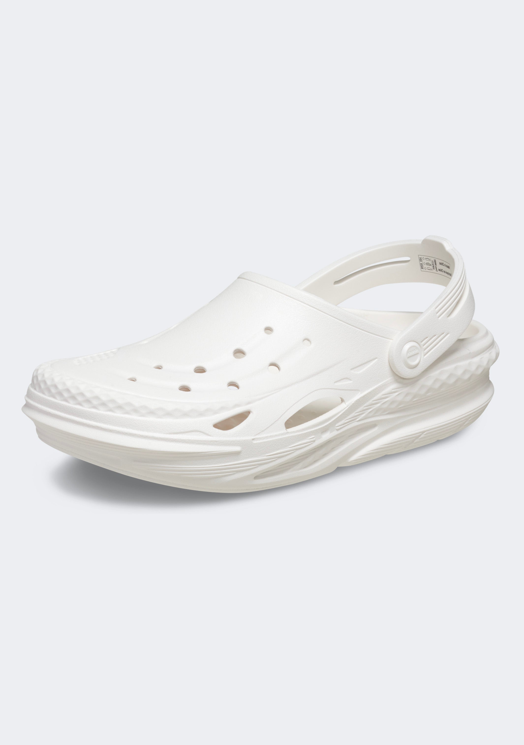 Crocs Off Grid Clog White - Comfortable Slip-On Shoes for Men & Women | Perfect for Outdoor, Beach, and Casual Wear