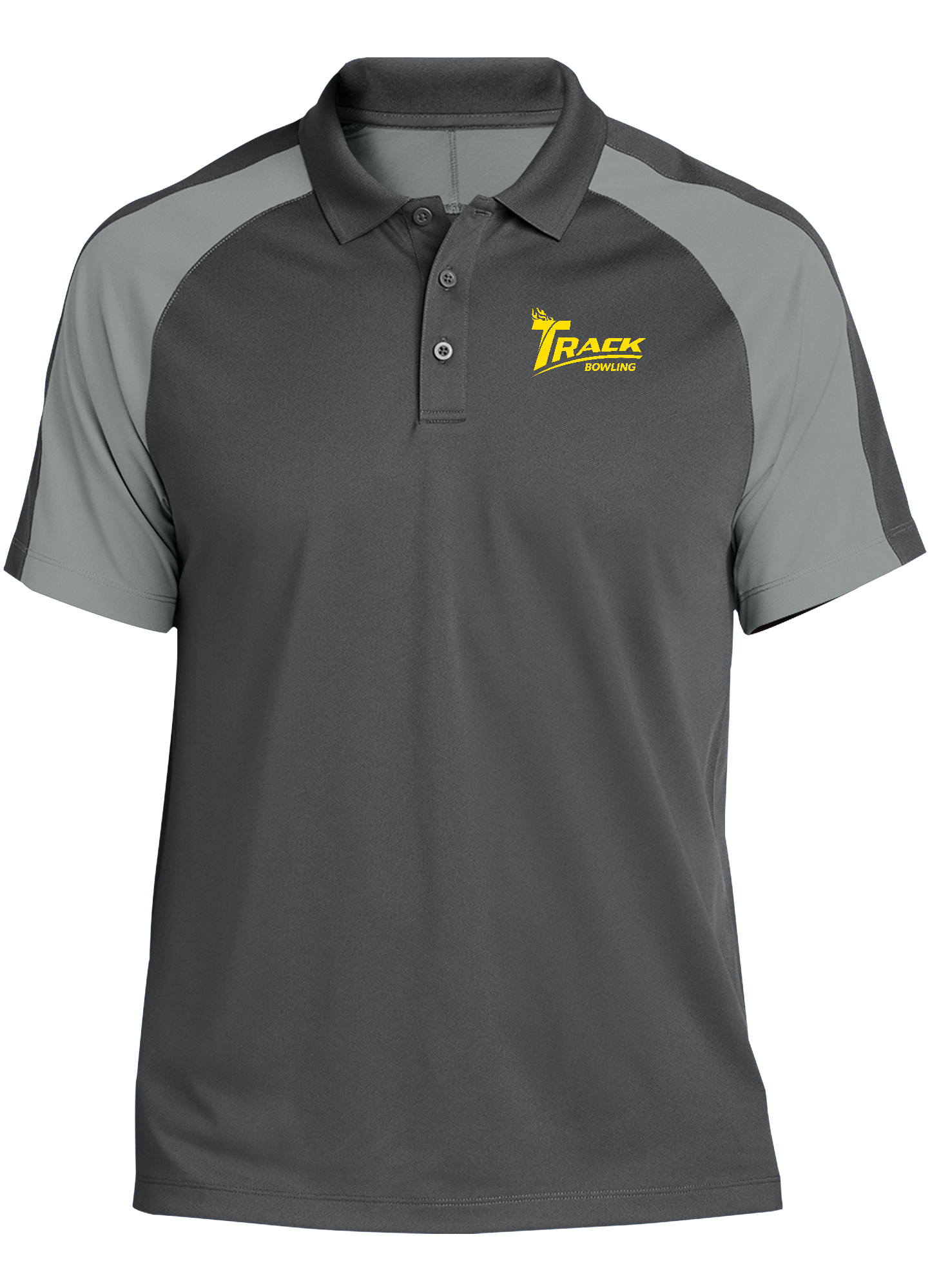 Men's Performance Track Tournament Polo Shirt - Moisture Wicking & Breathable Gray Golf Polo for Sports & Casual Wear | Perfect for Golf, Tennis, and Office Outfits