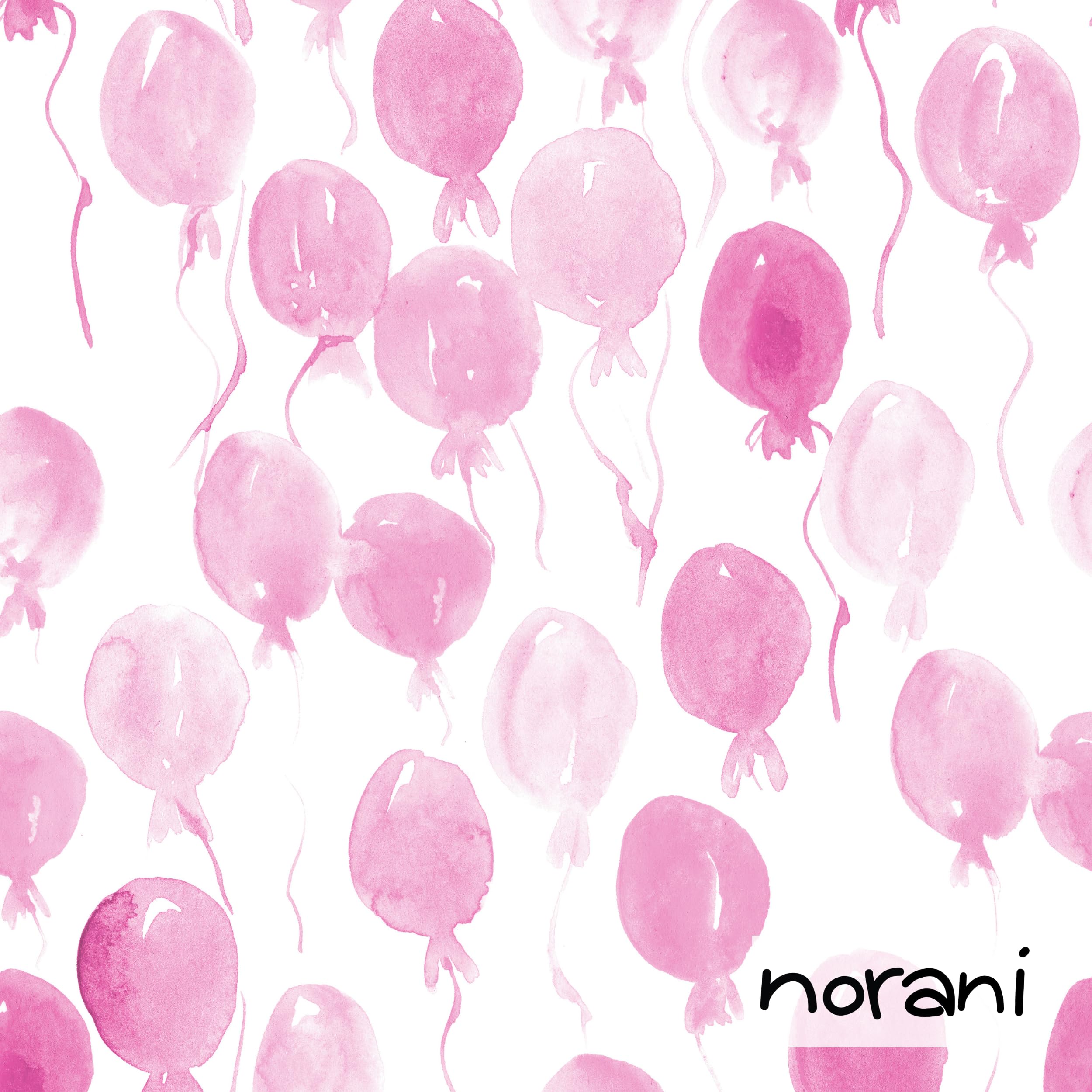 Norani Baby Snugababe Swaddle Pod for Newborns 0-3 Months - Secure Arm Inserts, Easy-Zip Diaper Changes, Breathable Cotton - Award-Winning Infant Sleep Solution (Pink Balloons) - Perfect for Nursery, Hospital & Travel