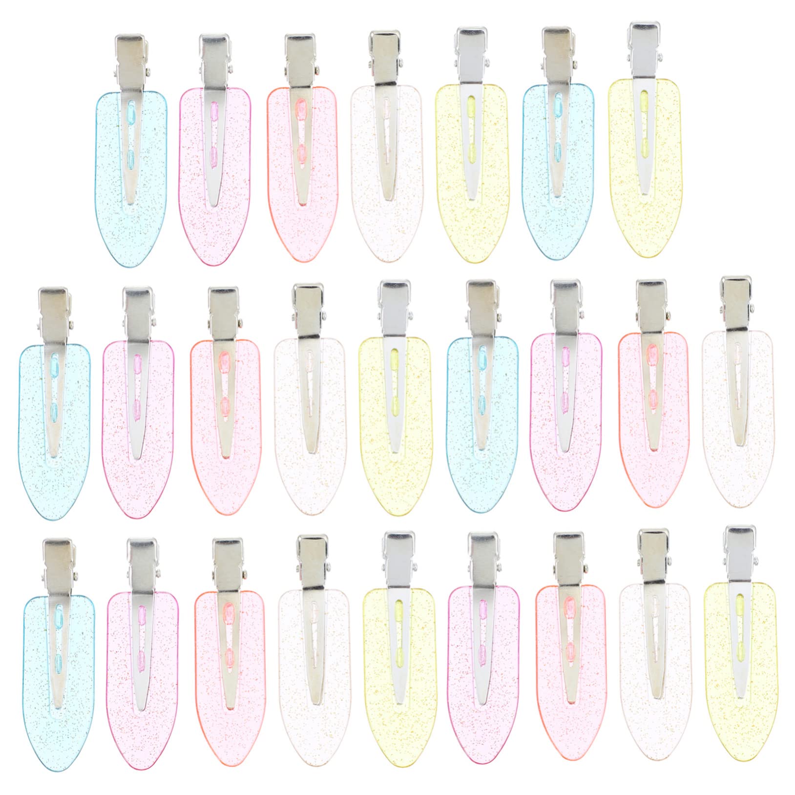FOMIYES 25pcs Duckbill Hair Clips - Japanese Hairpins, Glitter Hair Accessories, No Crease No Bend Barrettes for Women & Girls | Perfect for Parties, Weddings, and Everyday Styling