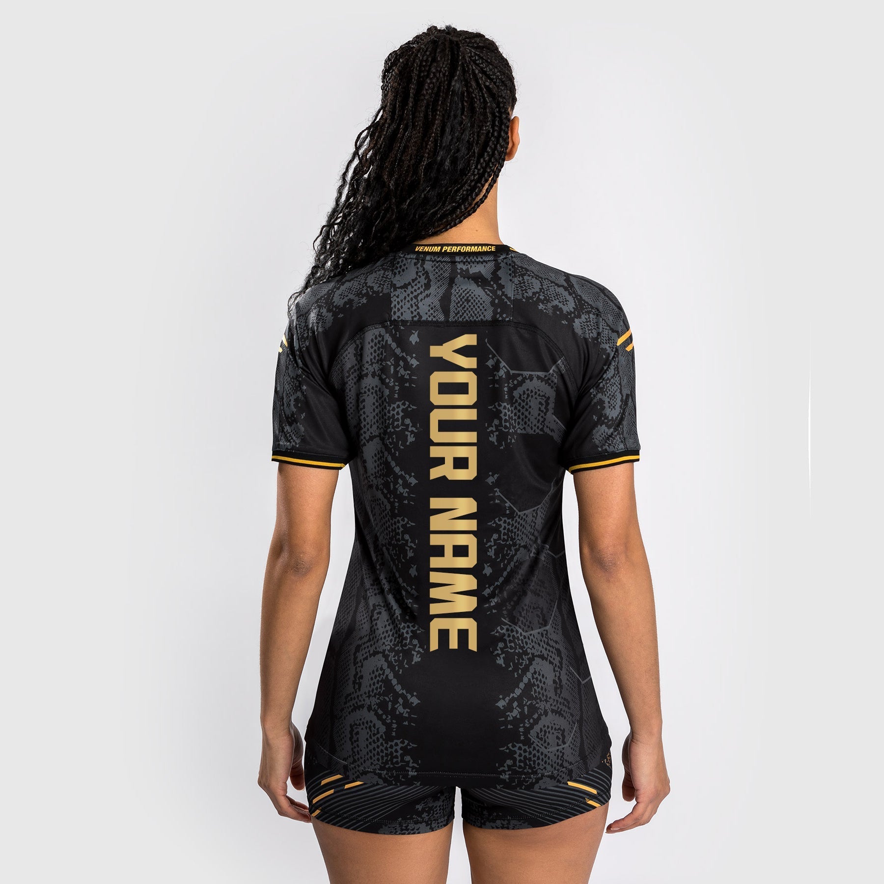 Venum UFC Adrenaline Personalized Authentic Fight Night Jersey for Women - Custom Walkout Shirt - Champion Edition | MMA Training, UFC Events & Sports Apparel