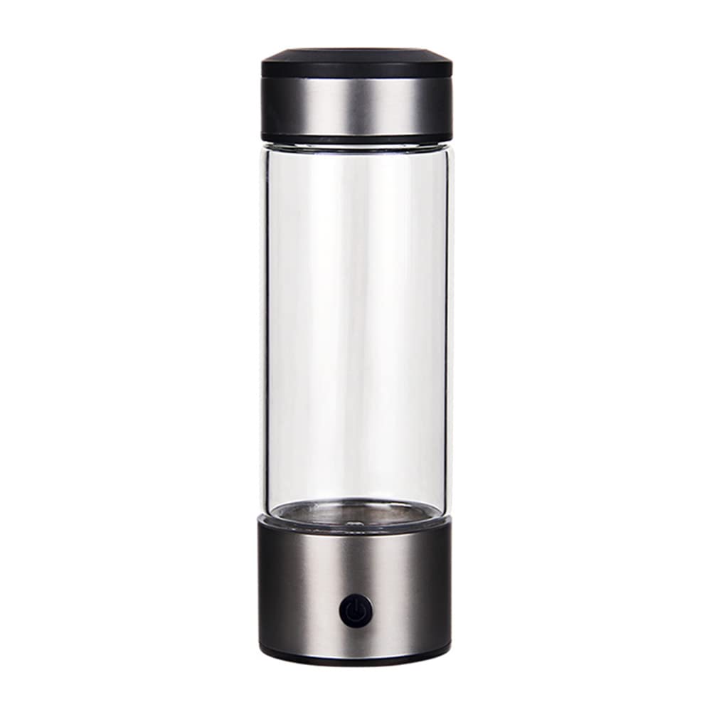 SFPY Portable USB Rechargeable Hydrogen Water Bottle Generator - 700-1000PPB High Concentration, Glass Filter Purifier for Health & Wellness | Perfect for Travel, Gym, and Daily Hydration