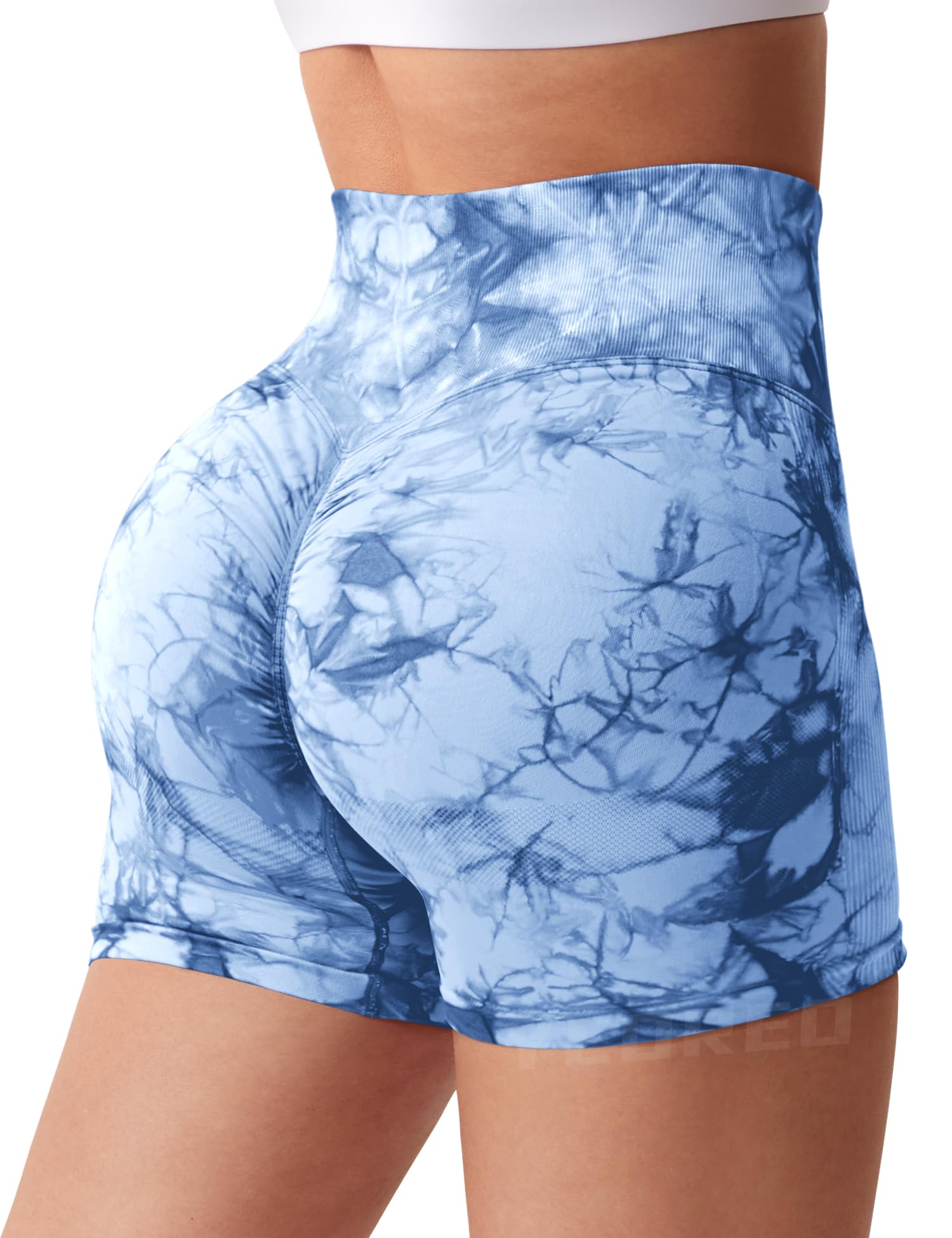 YEOREO High Waist Seamless Yoga Shorts for Women - Workout, Gym & Cycling - Comfortable Contour Fit for Yoga, Running & Active Lifestyle