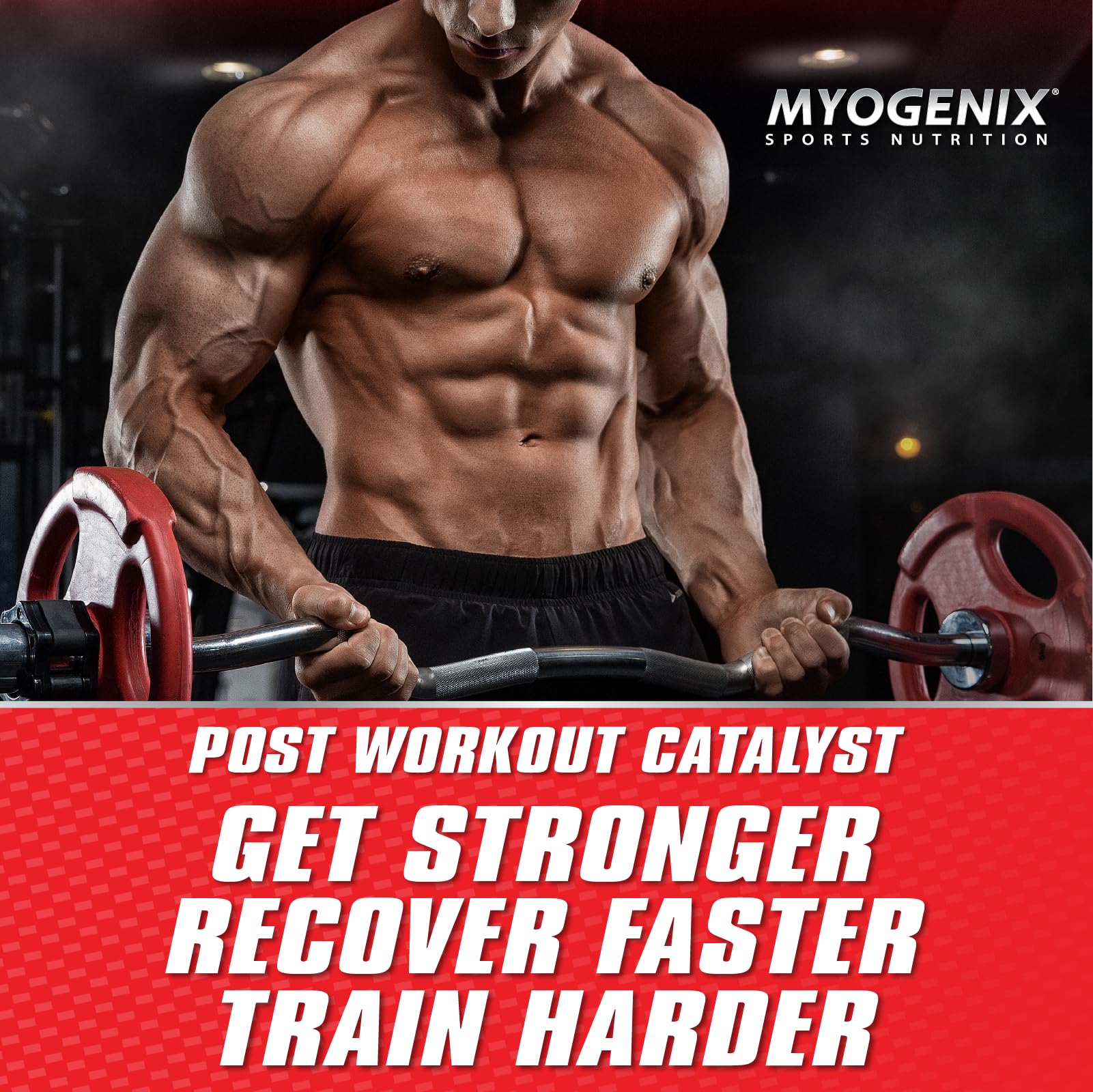 Myogenix Aftershock Post Workout Recovery Protein Powder - 6lbs Wildberry Blast | Whey Protein for Muscle Growth & Recovery | Contains Creatine, Glutamine & BCAAs | Ideal for Gym Workouts & Post-Training Recovery