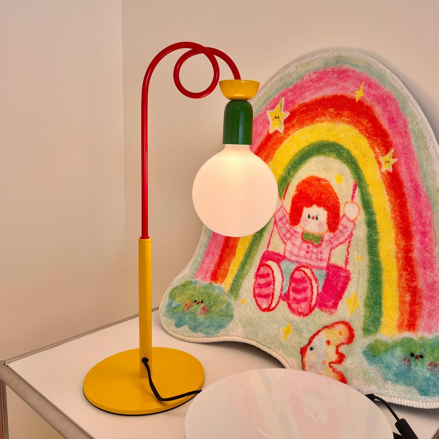 Circulo Play Table Lamp - Modern LED Night Light for Kids & Nursery - Perfect for Bedtime Reading & Room Decor
