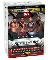 2021 Panini Prizm UFC Blaster Box - Trading Cards Collection for MMA Fans - Perfect for Collectors, Investors & UFC Memorabilia Enthusiasts