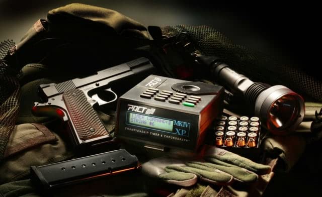 PACT MKIV XP Timer/Chronograph with M7 Standard SkyScreen System - Black (MKIVXP-STD) | Precision Shooting & Competition Timing Device for Target Practice & Range Training
