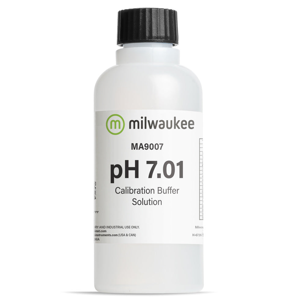 Milwaukee Instruments pH 7.01 Calibration Solution - Premium Buffer Solution for pH Meters | Ideal for Laboratories, Aquariums & Hydroponics