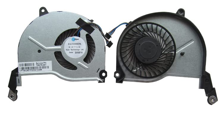 Wangpeng® Replacement Cooling Fan for HP Laptop Models 736278-001/739537-001/736218-001/732068-001 - High Performance CPU Cooling Fan for Gaming, Work & Study