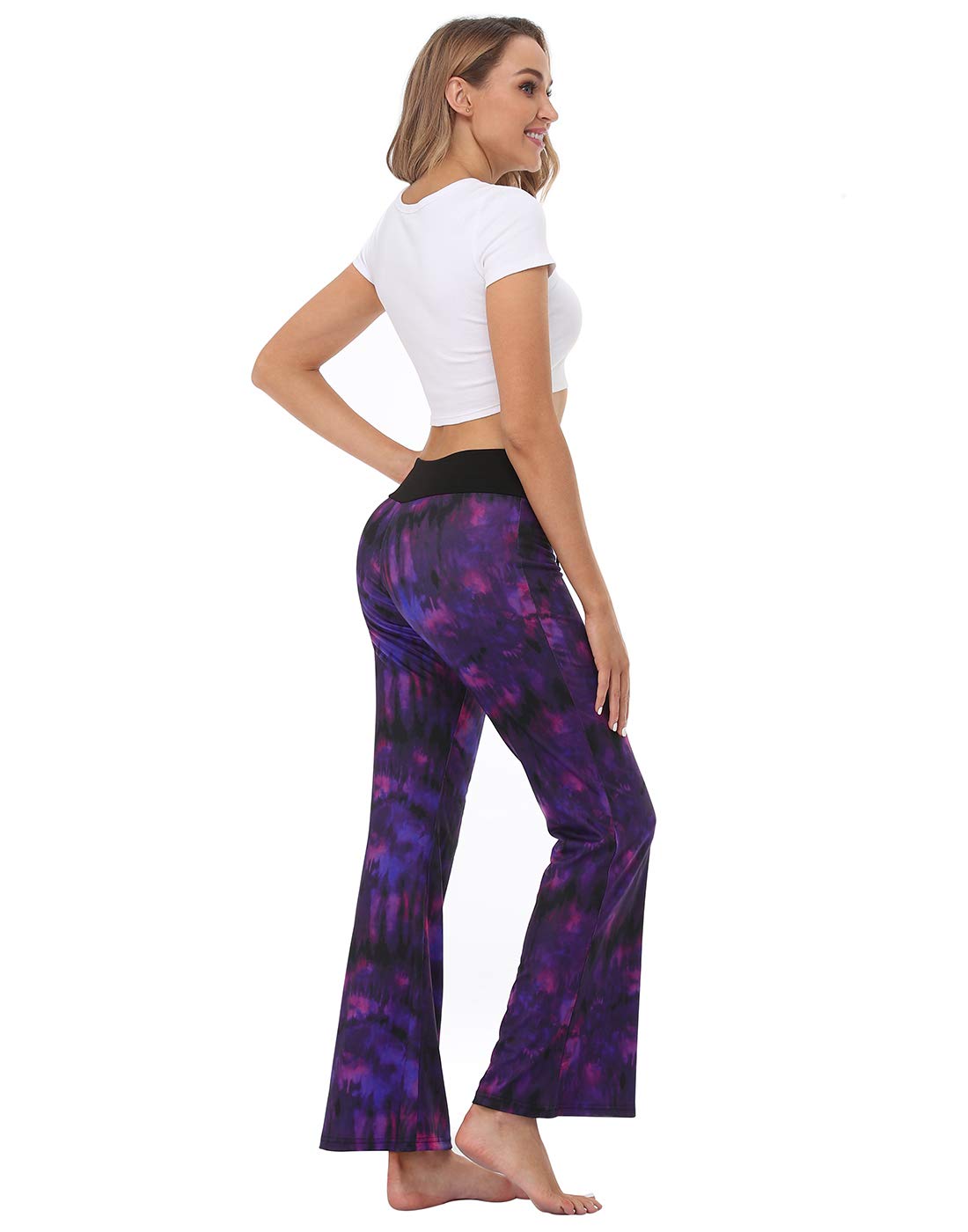 **HDE Women's Wide Leg Pajama Pants - Soft Sleepwear & Lounge Pants for Comfortable Nights, Relaxing at Home, and Cozy Weekends**