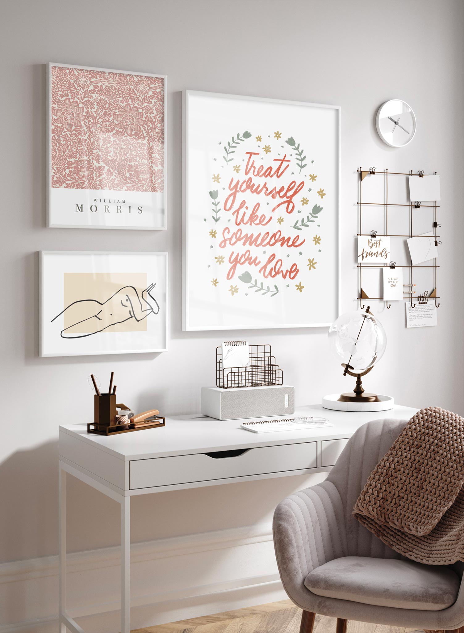 Best Friend Forever (BFF) Inspirational Friendship Poster - Perfect for Bedroom, Dorm & Gift Giving