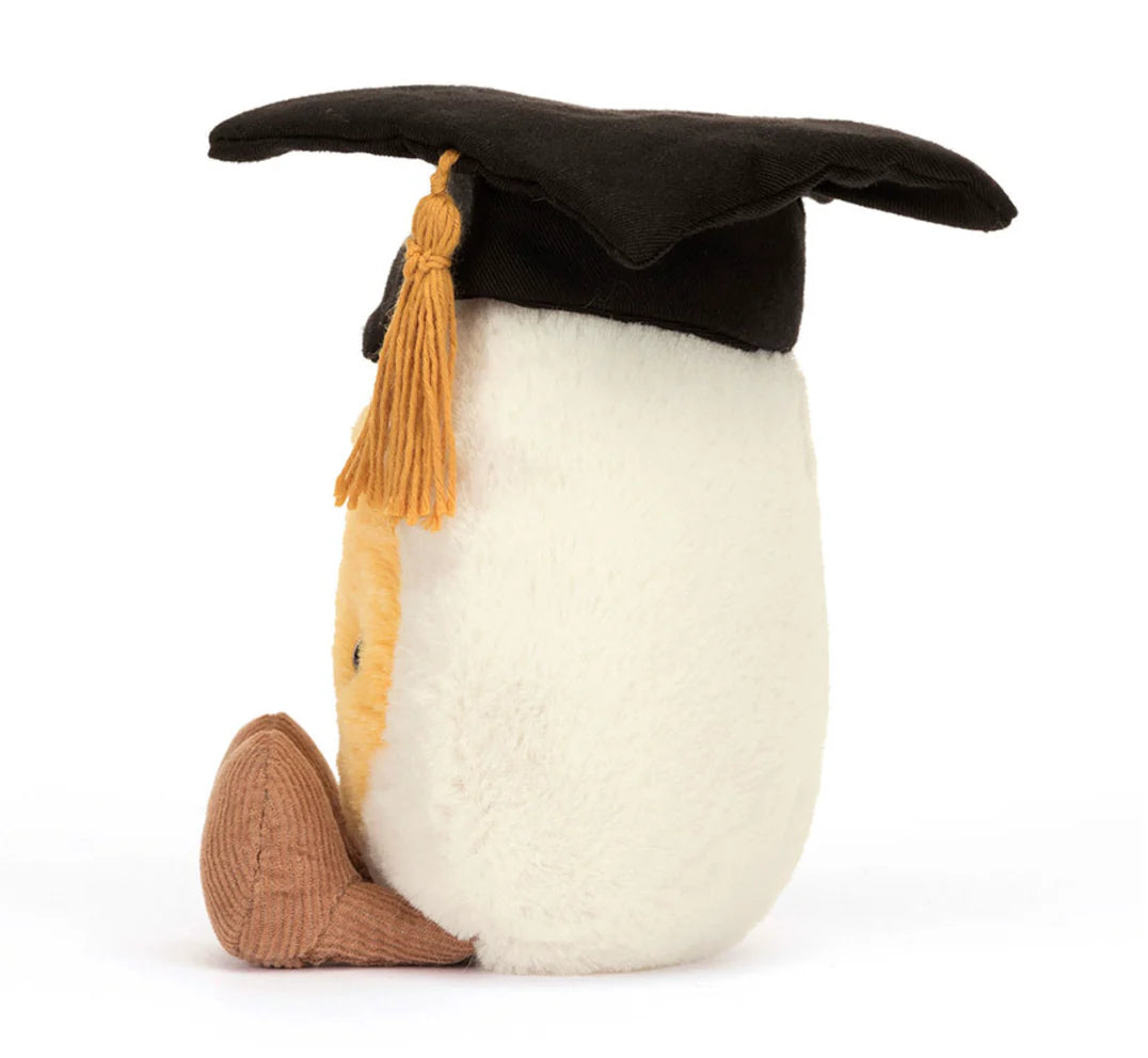Jellycat Amuseables Boiled Egg Plush Toy - Cute & Soft Stuffed Egg for Kids & Adults - Perfect for Easter Gifts, Nursery Decor, and Stress Relief