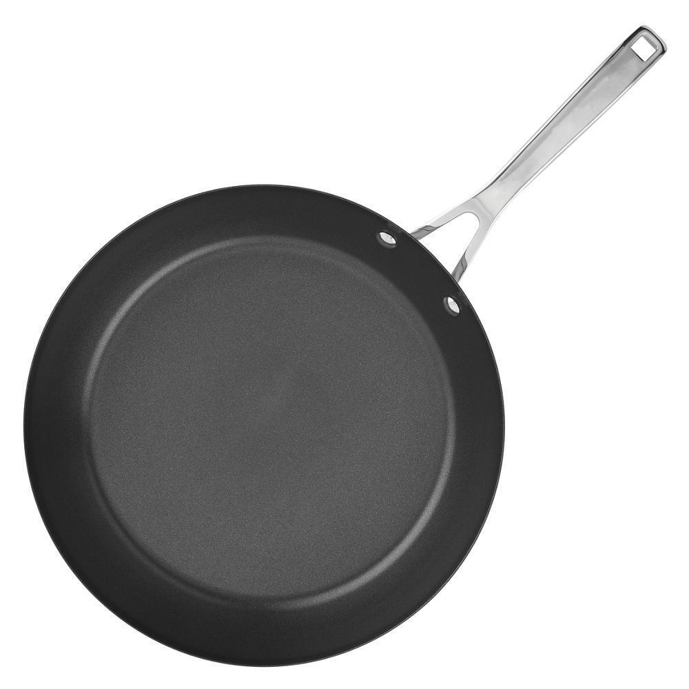 **Amana W11463466 12-Inch Nonstick Induction Frying Pan - Durable & Scratch-Resistant for Even Cooking - Perfect for Home Kitchen, Camping & Outdoor Cooking**