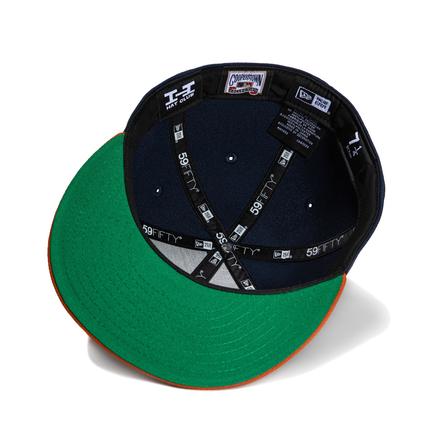 New Era 59Fifty Oakland Athletics Battle of the Bay Patch Script Hat - Navy, Burnt Orange & Gold Baseball Cap for Men - Perfect for Baseball Games, Fan Gear & Streetwear Fashion