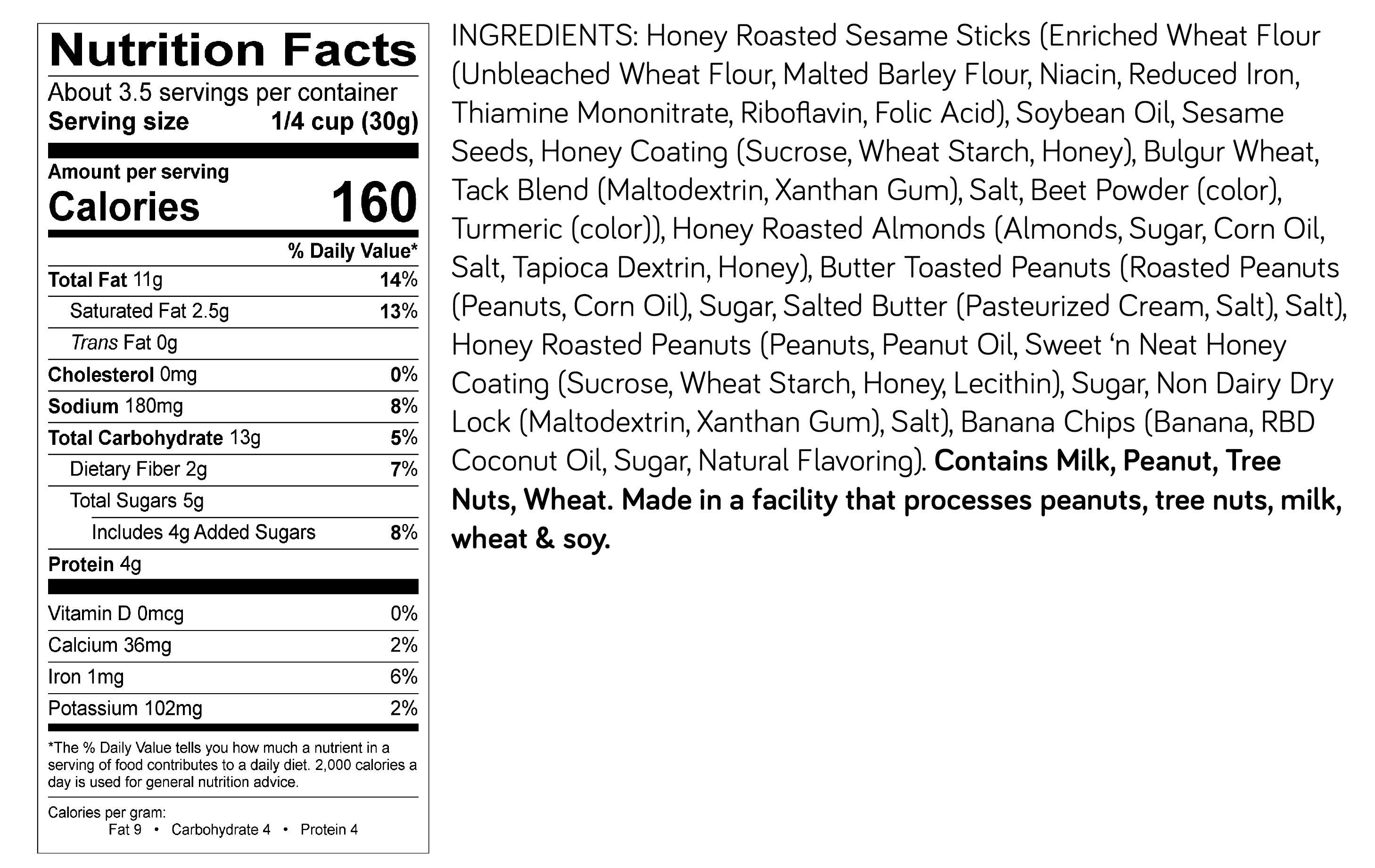 Sweet Caroline® Snack Mix - 24 Pack (3.5oz Bags) | Bulk Snacks for Parties, Office & School | Healthy Trail Mix with Nuts & Dried Fruits