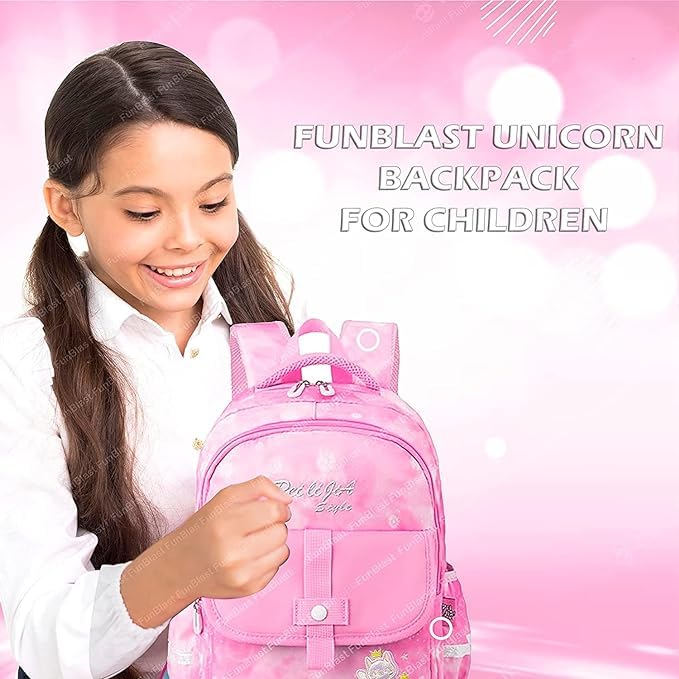 **Unicorn Backpack for Kids - Lightweight Large Capacity School Bag for Boys & Girls, Durable Backpack for Students, Travel, Picnic & Daily Use (42 X 29 X 18 CM) - Perfect for School, College & Outdoor Adventures**