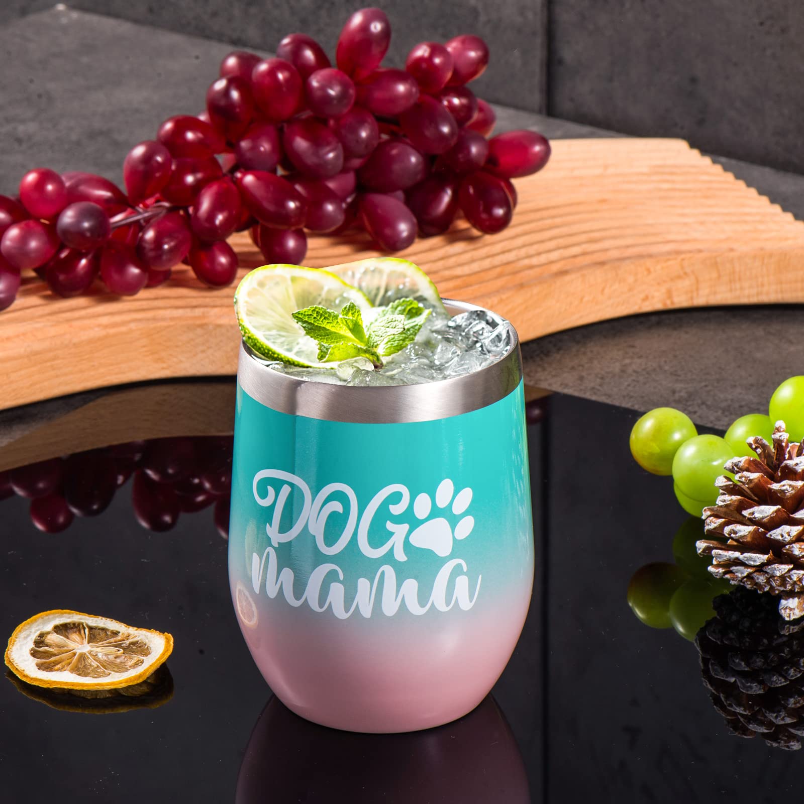 Funny Dog Mom Gifts for Women - 12oz Insulated Stainless Steel Coffee Tumbler Cup | Unique Birthday & Mother's Day Presents for Dog Lovers | Perfect for Coffee, Tea & On-the-Go Use