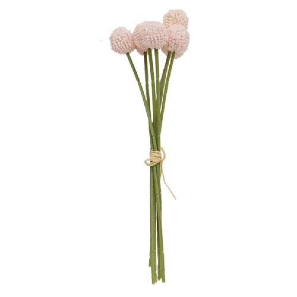 Pink Billy Ball Bouquet - Artificial Daisy Flowers for Home Decor, Wedding Centerpieces, and Party Arrangements - Perfect for DIY Floral Crafts and Gift Giving