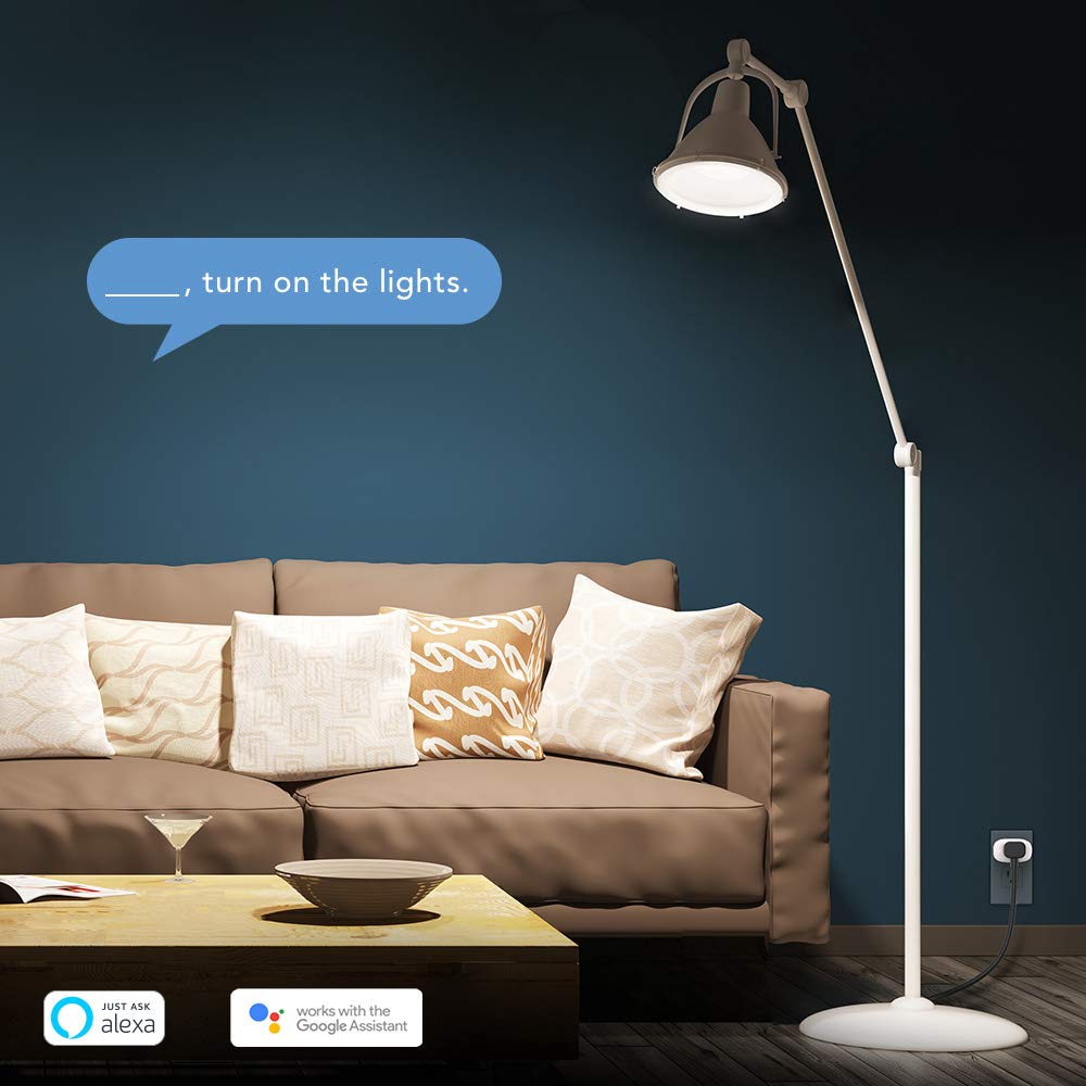 Nooie Smart Plug WiFi Outlet - Mini Smart Socket Works with Alexa & Google Home, No Hub Required, Remote Control & Timer Function for Lights, Fans, Appliances (1 Pack) - Perfect for Home Automation & Energy Saving