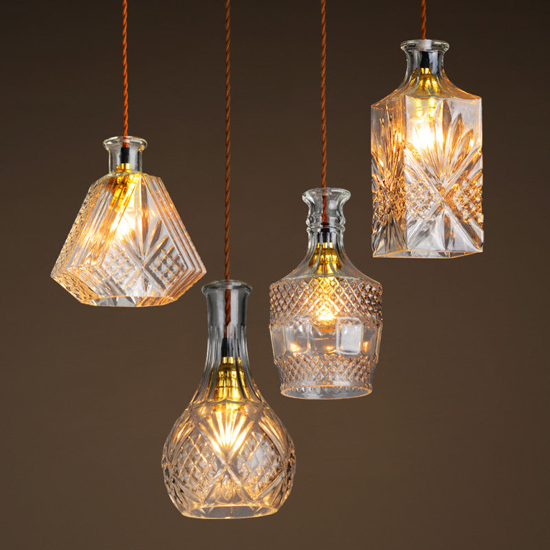 Vintage Remy Pendant Light - Industrial Style Hanging Ceiling Lamp with Adjustable Cord, Perfect for Kitchen Island, Dining Room, and Bedroom Lighting