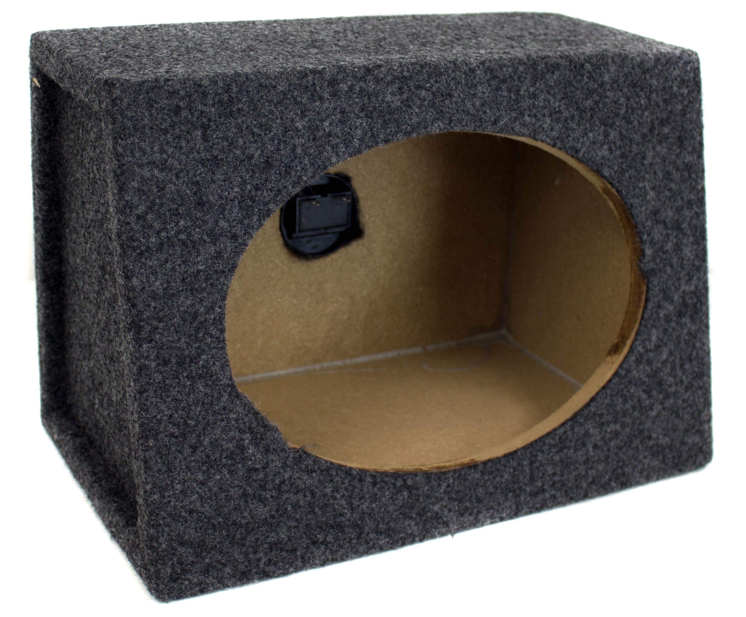 Q Power Angled Style 6x9 Inch Car Audio Speaker Box Enclosures - Set of 4 Speakers for Enhanced Bass & Sound Quality | Perfect for Car Audio Upgrades, Truck Stereo Systems & Custom Installations