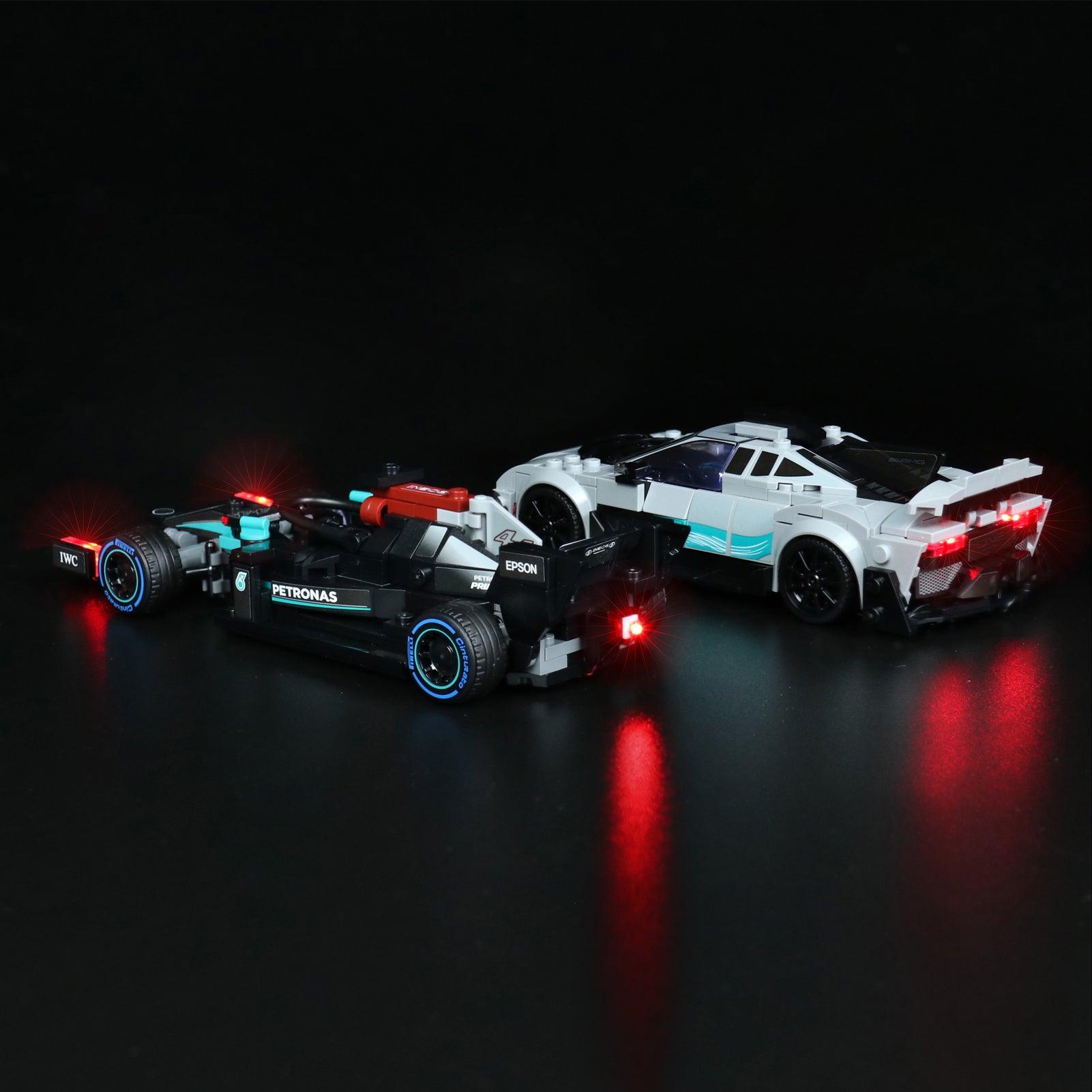 Best Light Kit for LEGO Speed Champions Mercedes AMG 76909 - DIY Car Model Lighting Set for Display & Night Showcase
