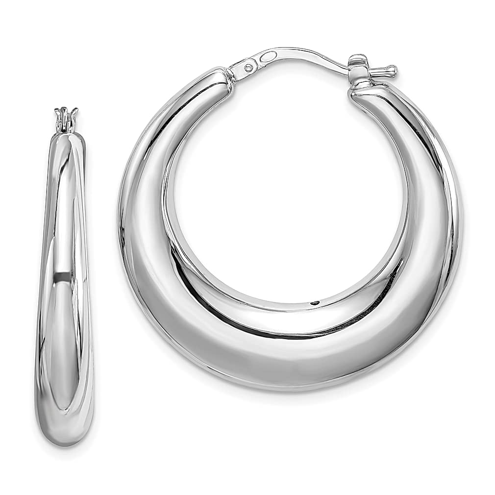 925 Sterling Silver Hoop Earrings for Women - Elegant 14K Gold Plated Hoops Set, Dainty Fine Jewelry Gift for Her - Perfect for Everyday Wear, Parties & Special Occasions