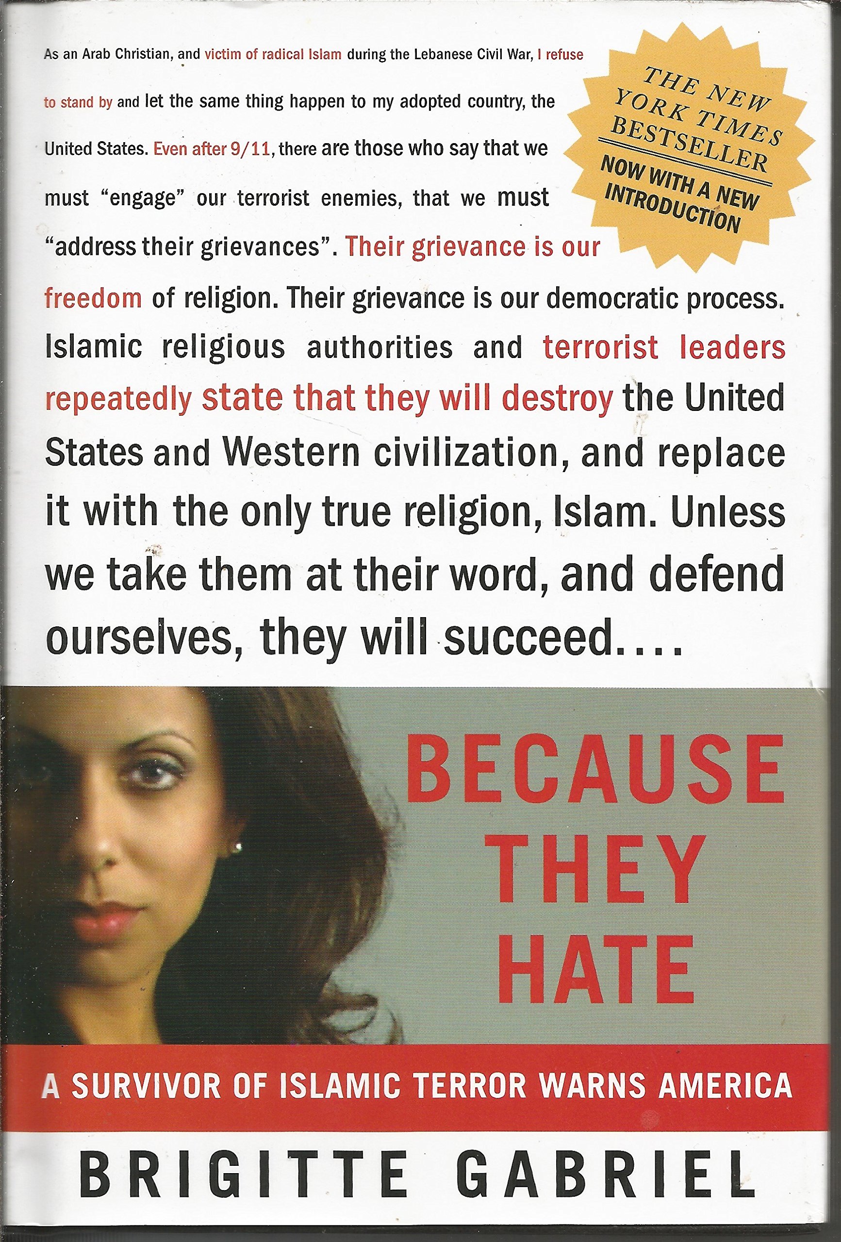 Because They Hate: A Survivor of Islamic Terror Warns America - True Story of Survival & Counterterrorism Insights | Political Thriller Book for National Security Enthusiasts