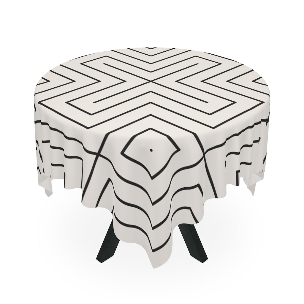 Stylish Abstract Simple Tablecloth for Kitchen & Dining Table - Perfect for Home Decor, Parties, and Everyday Use