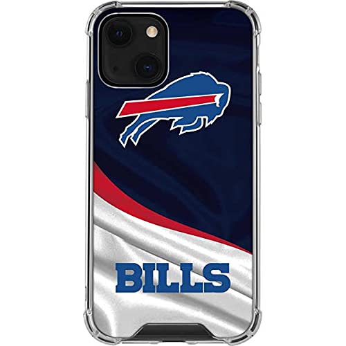 Official NFL Buffalo Bills Clear Phone Case for iPhone 13 Mini - Slim Protective Cover with Scratch-Resistant Back | Perfect for Game Day, Work & Everyday Use