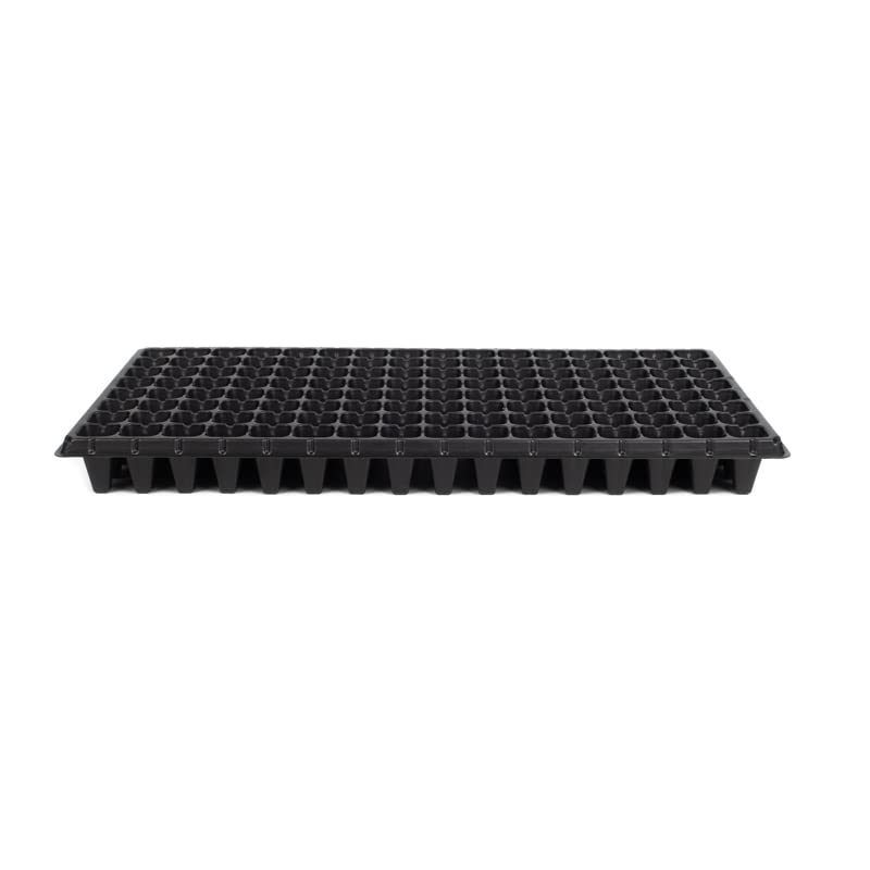 10-Pack 128-Cell Seed Starter Trays - Thick & Durable Nursery Plug Trays for Seedlings - 21.26