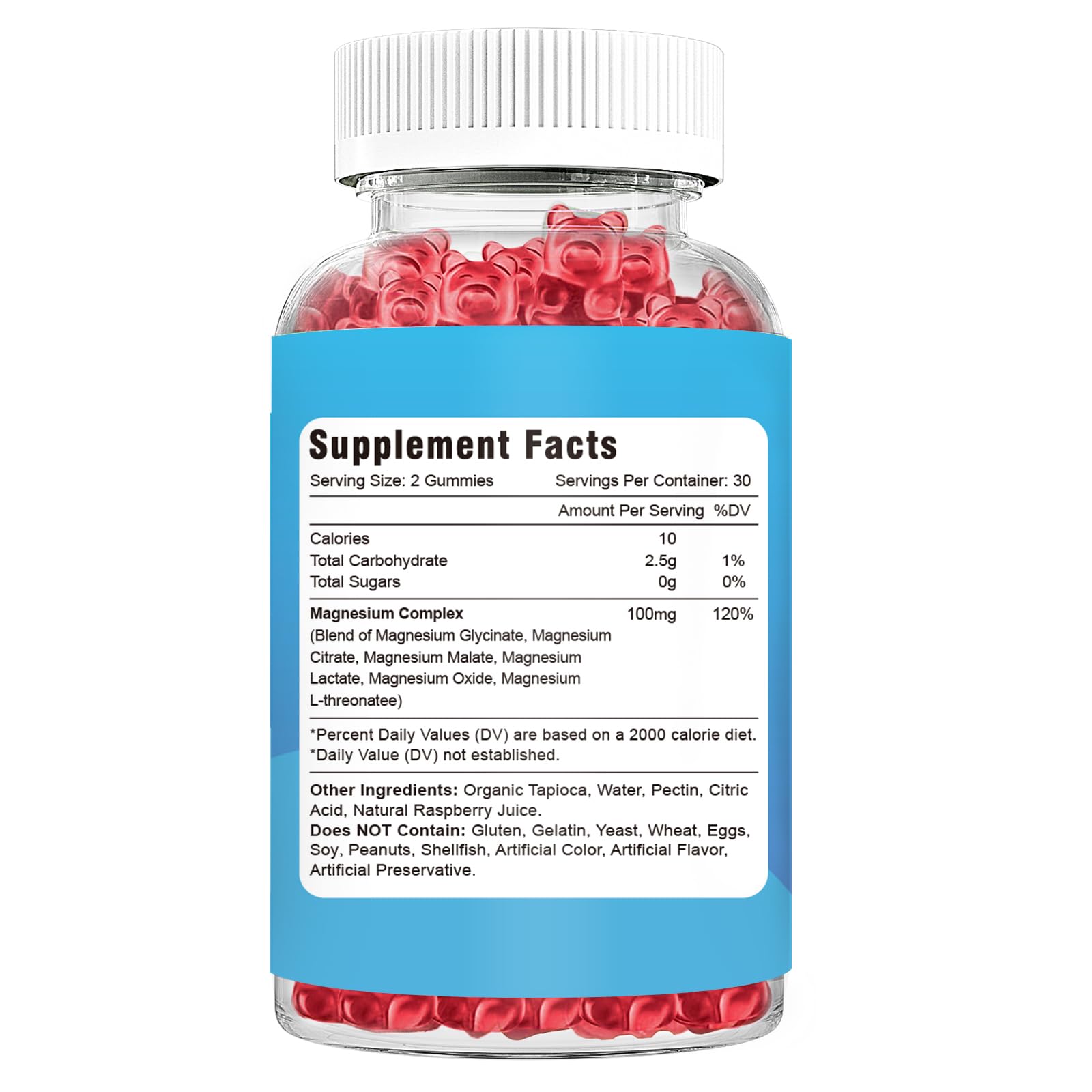 Best Magnesium Gummies for Adults - High Absorption Magnesium Citrate Supplement for Sleep, Stress Relief & Muscle Recovery - Vegan, Non-GMO, Berry Flavor - Perfect for Nighttime Relaxation & Post-Workout Recovery