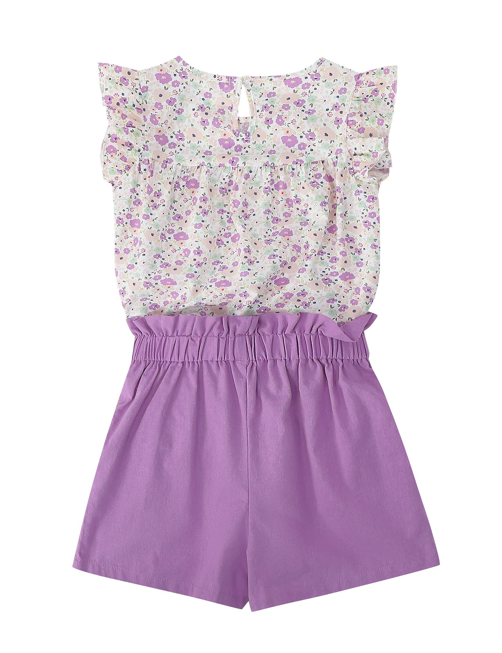 Girls Summer 2-Piece Outfit Set - Cute Short Sleeve T-Shirt & Comfortable Shorts | Perfect for Playdates, Beach Trips & Summer Adventures