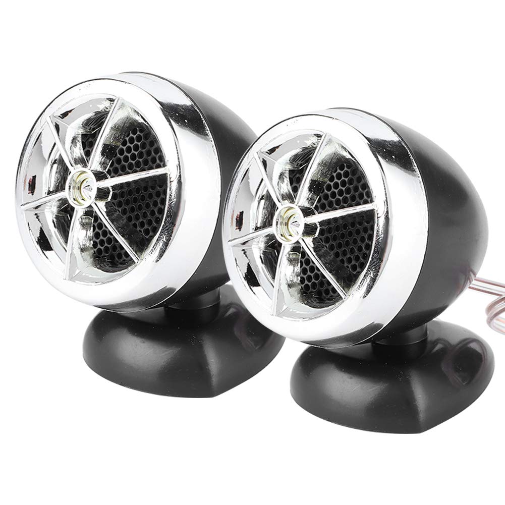 1200W 12V Car Speakers with Tweeter - Mini Horn Music Dome Loudspeaker for Car Audio System (Silver) - Perfect for Upgrading Vehicle Sound Quality & Enhancing Music Experience on Road Trips