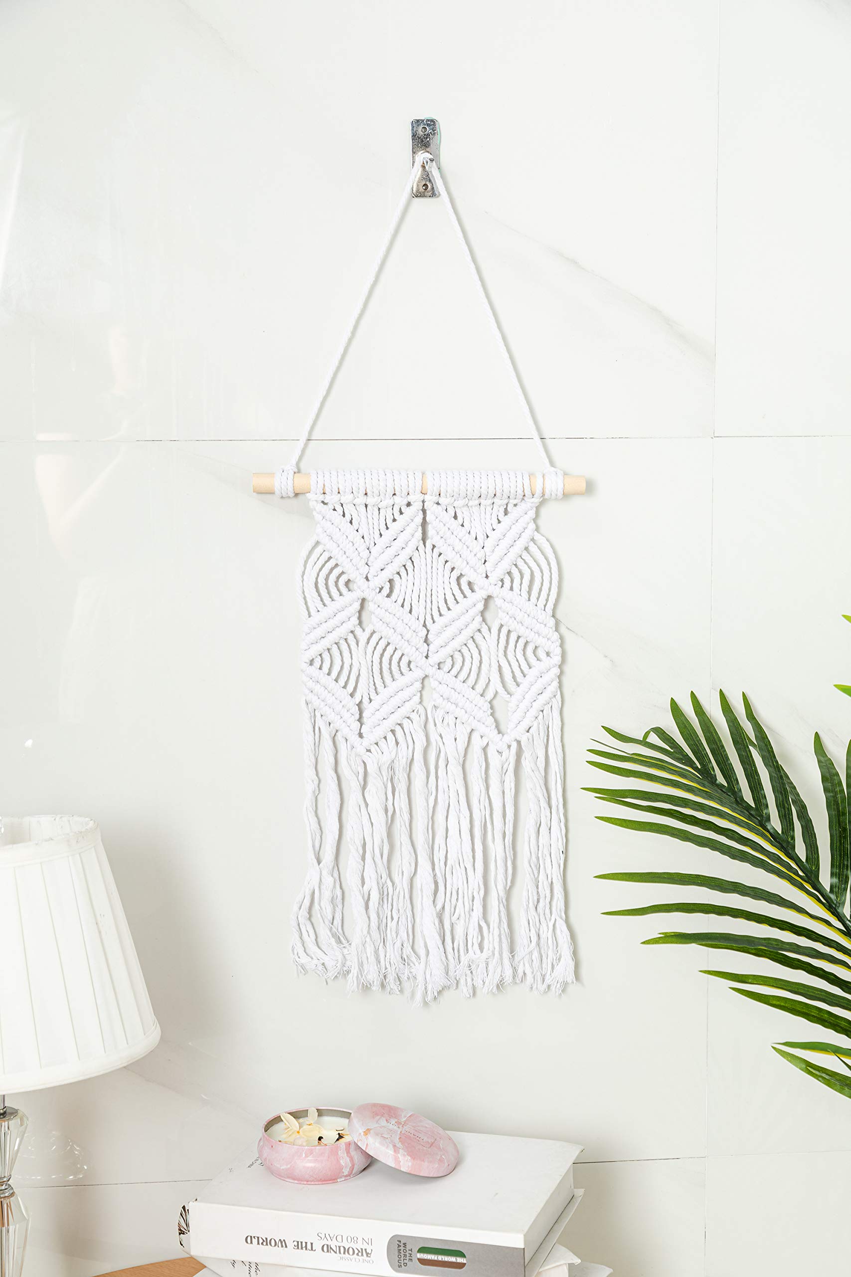Handmade Boho Chic Woven Macrame Wall Hanging - 18