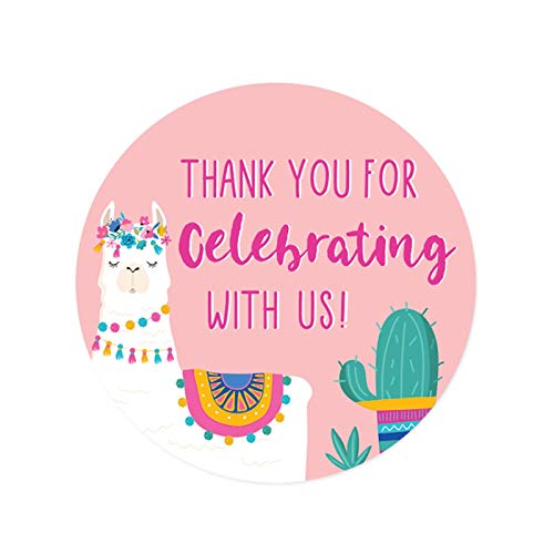 Round Circle Label Thank You for Celebrating