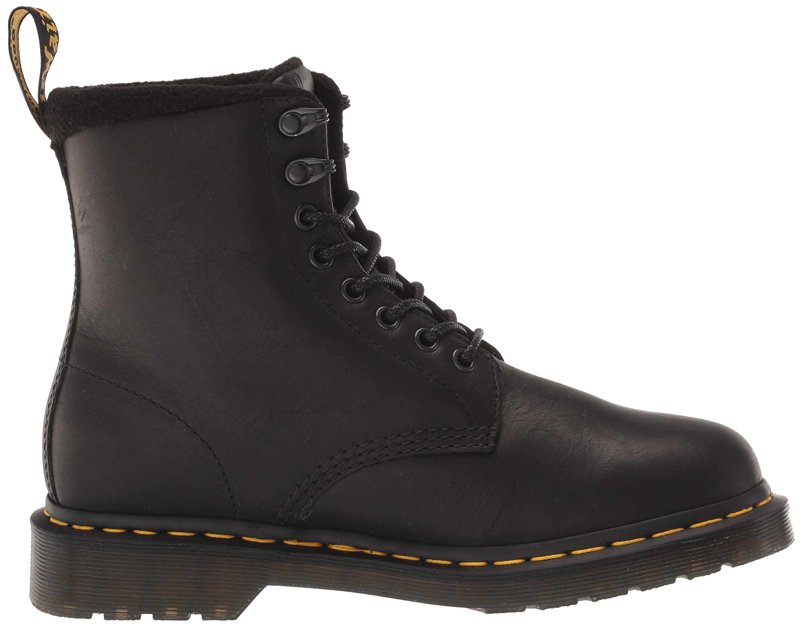 Dr. Martens Unisex 1460 Pascal Fashion Boots - Black Valor WP - Size 8 US Women - Perfect for Streetwear, Punk Style & Everyday Comfort