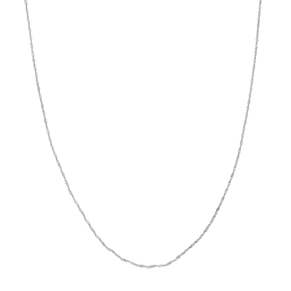 14K Gold 1.15mm Singapore Chain Necklace - Dainty & Elegant Jewelry for Women, Perfect for Layering, Gifts & Everyday Wear