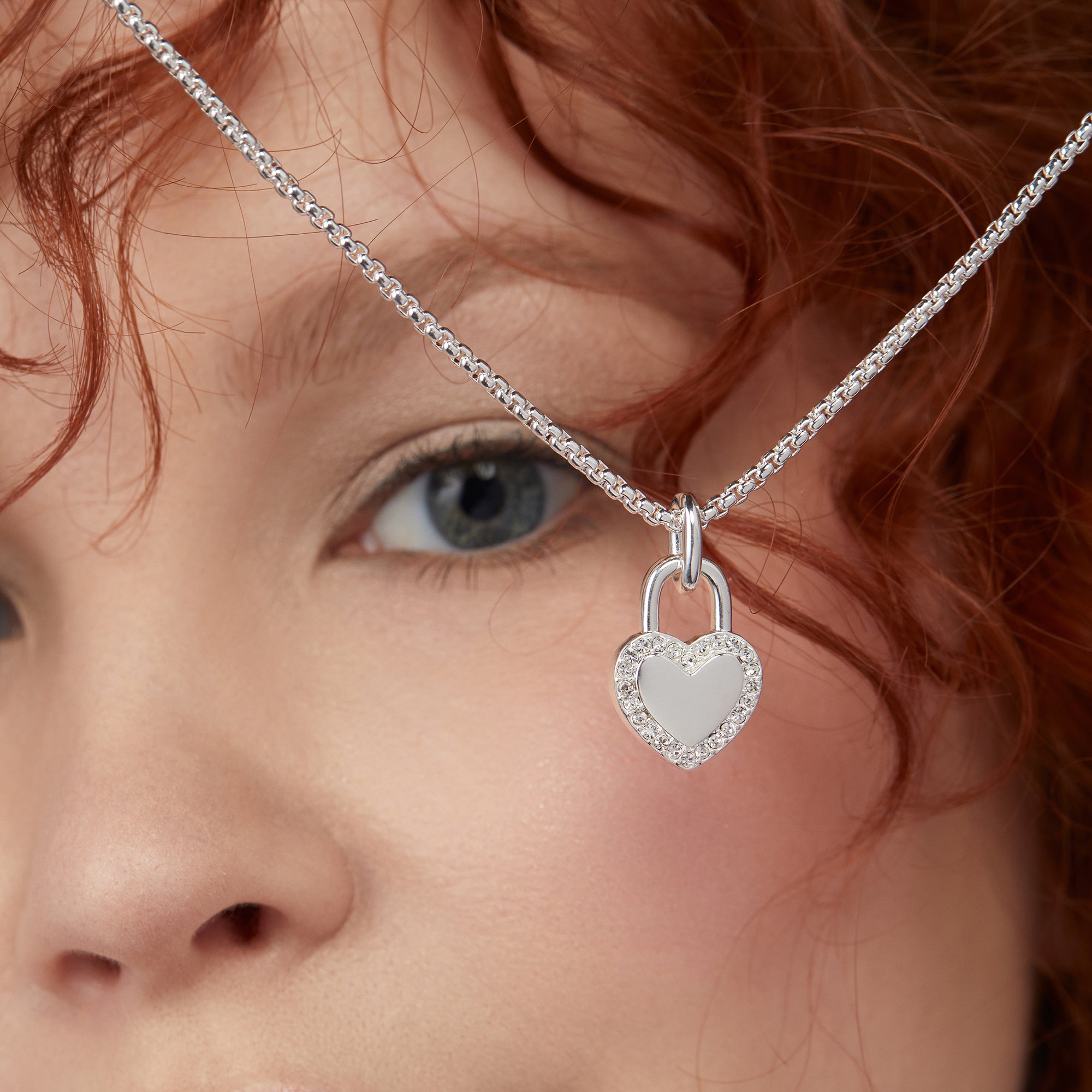 Follow Your Dreams Heart Lock Necklace - Romantic Gift for Her, Valentine's Day, Anniversary & Special Occasions