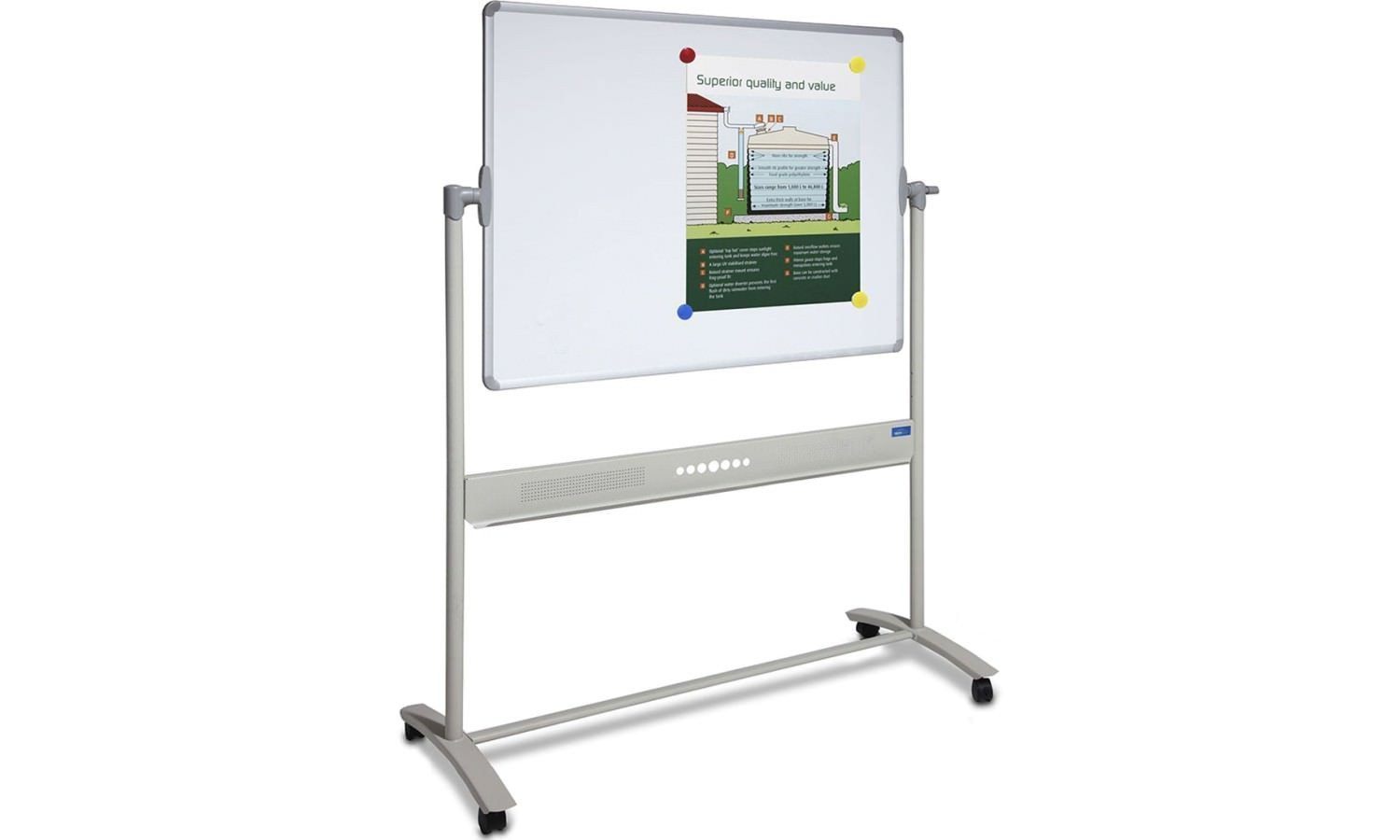 Vision Mobile Magnetic Whiteboards - Portable Dry Erase Board for Office, Classroom & Home - Perfect for Presentations, Notes & Planning