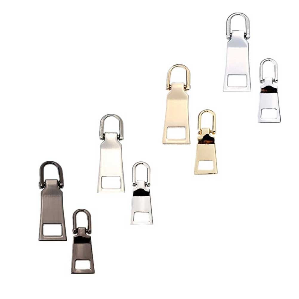 Heallily 16Pcs Heavy Duty Zipper Pull Tabs Replacement - Durable Zipper Repair Kit for Clothes, Suitcases, Backpacks, Luggage & Handbags - DIY Craft Accessories for Easy Zipper Fixing at Home or Travel
